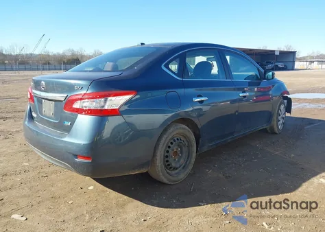 2014 Nissan Sentra Sv z USA, uszkodzony, nr VIN 1N4AB7AP6EN851836